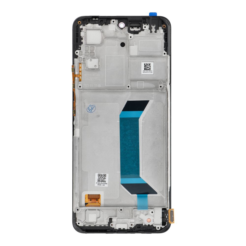 FixCell LCD-näyttö Redmi Note 12 5G Hard OLED:lle kehyksen kanssa