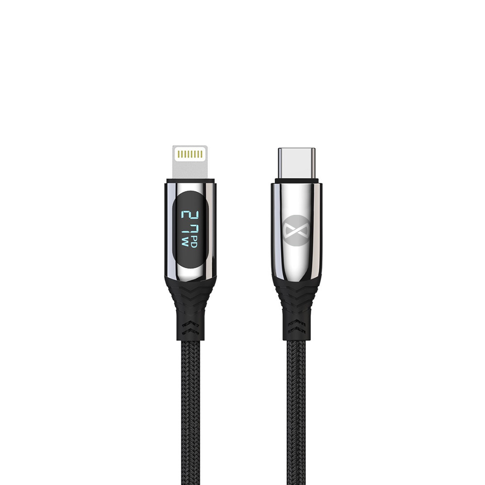Forever LCD cable USB-C - Lightning 1,0 m 27W black