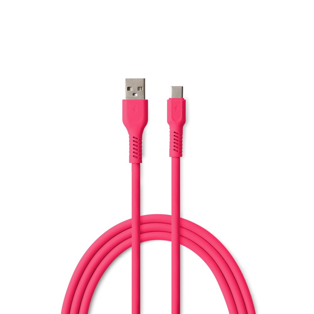 COLORUM kaapeli USB-A - USB-C 1,8m 3A CK60-AC-02 xMagenta