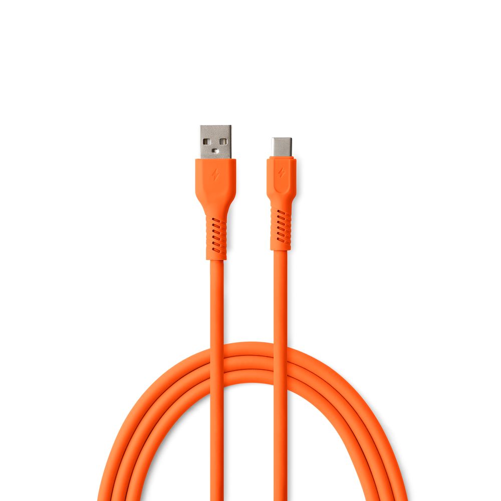 COLORUM kaapeli USB-A - USB-C 1,8m 3A CK60-AC-10 xOrange