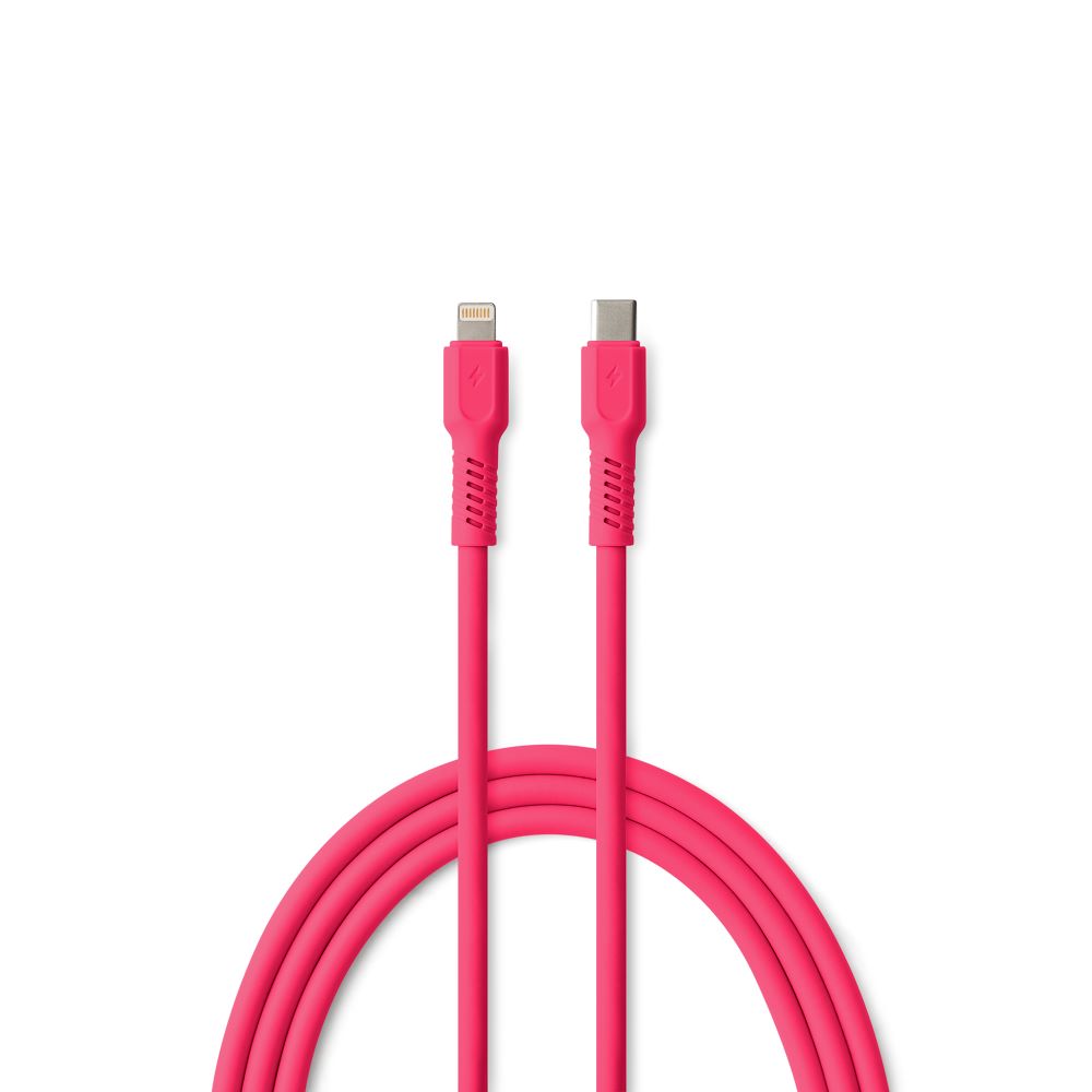 COLORUM kaapeli USB-C - Lightning 1,8m 2,4A CK12-CL-02 xMagenta