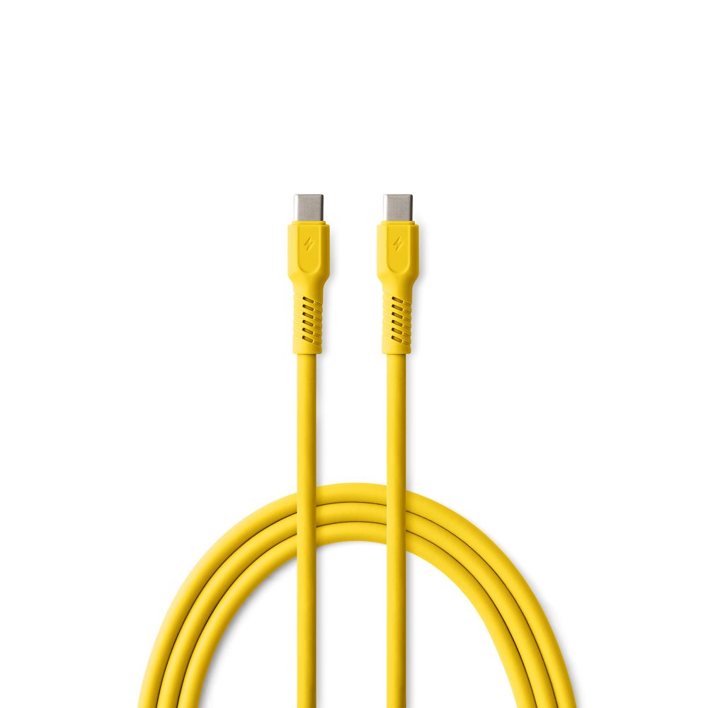 COLORUM kaapeli USB-C - USB-C 1,8m 3A CK60-CC-05 xYellow