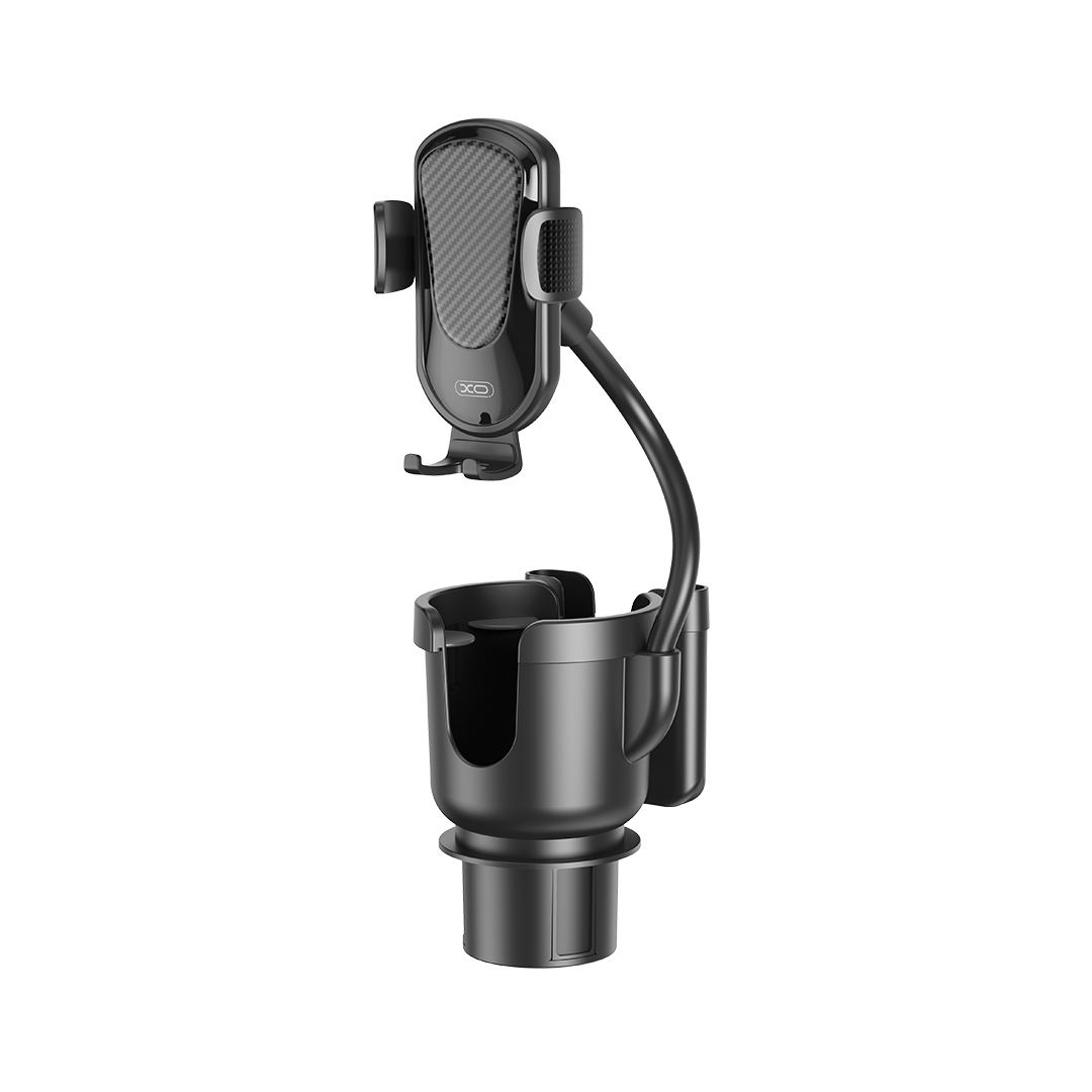 XO autopidike C140 musta cupholder-kiinnityksellä