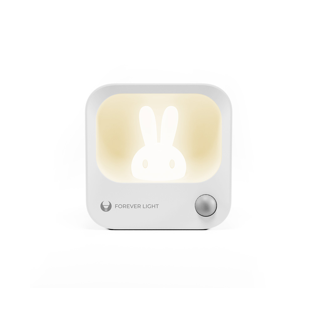 LED BUNNY yövalo PURE FLC-10 LEA PIR valkoinen 500mAh Forever Light