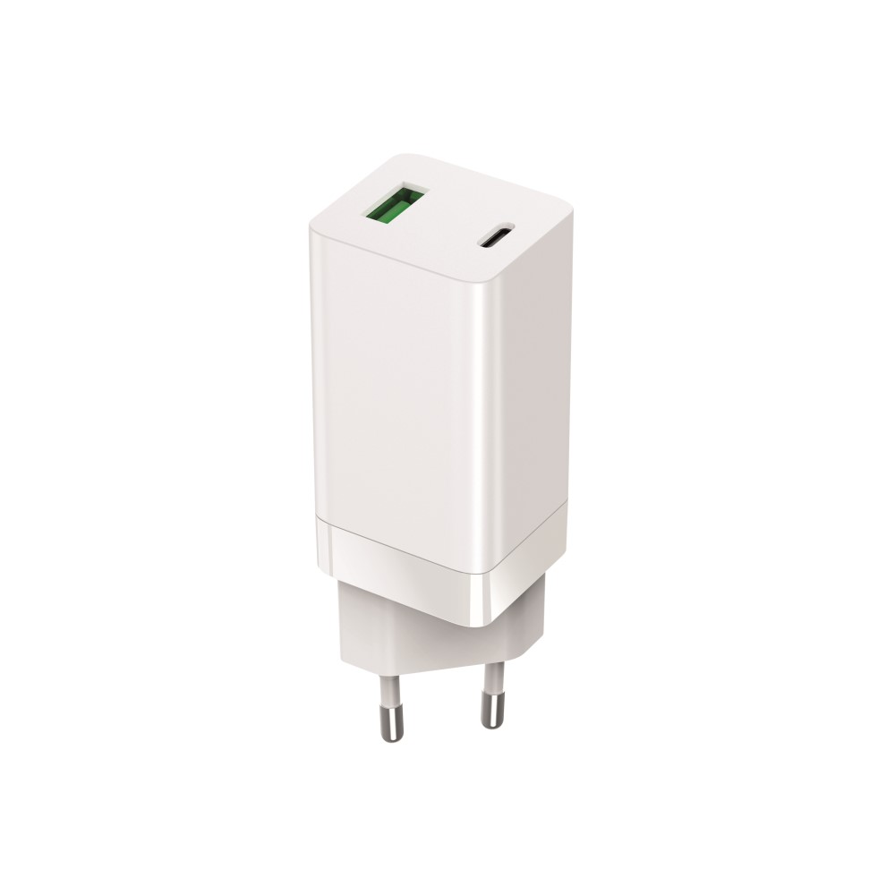 Setty GAN wall charger PD+QC USB + USB-C 65W LSI-02 white JO