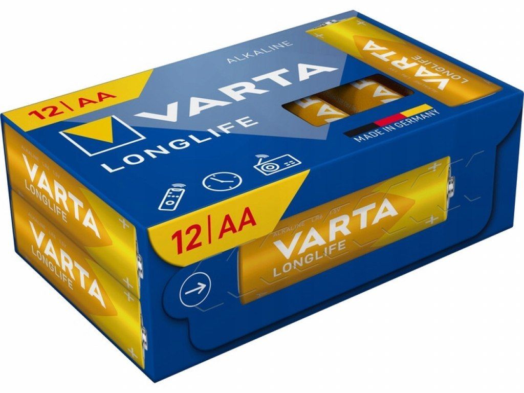 VARTA alkaline battery R6 (AA) Loglife 12 pcs
