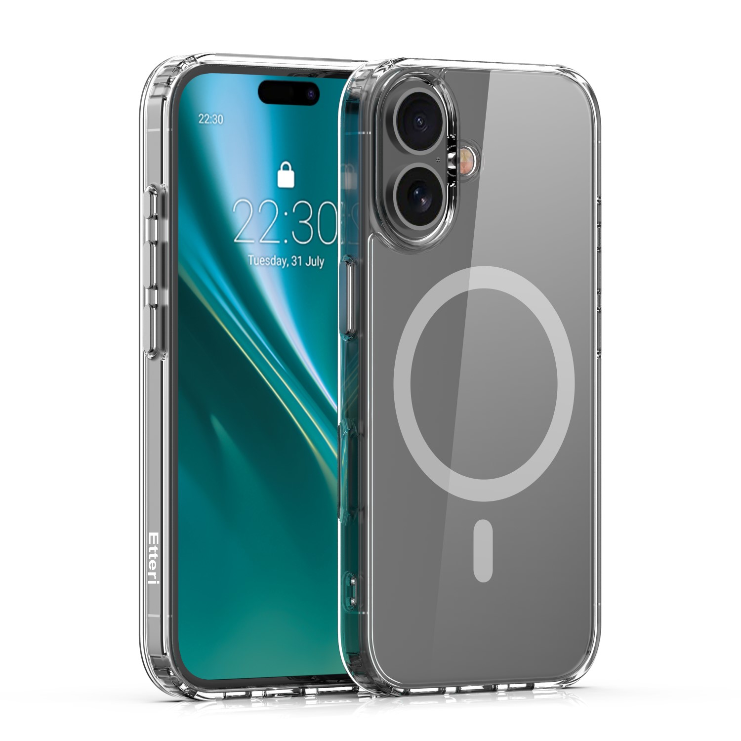 Etteri Color Mag case for iPhone 16 Plus 6,7" grey