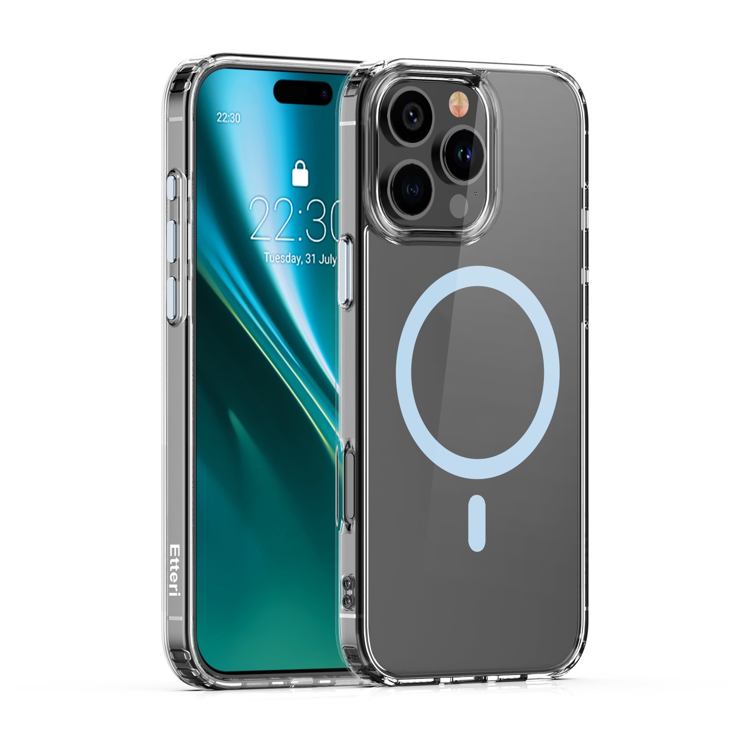 Etteri Color Mag Suojakuori iPhone 16 Pro Max 6,9:lle vaaleansininen