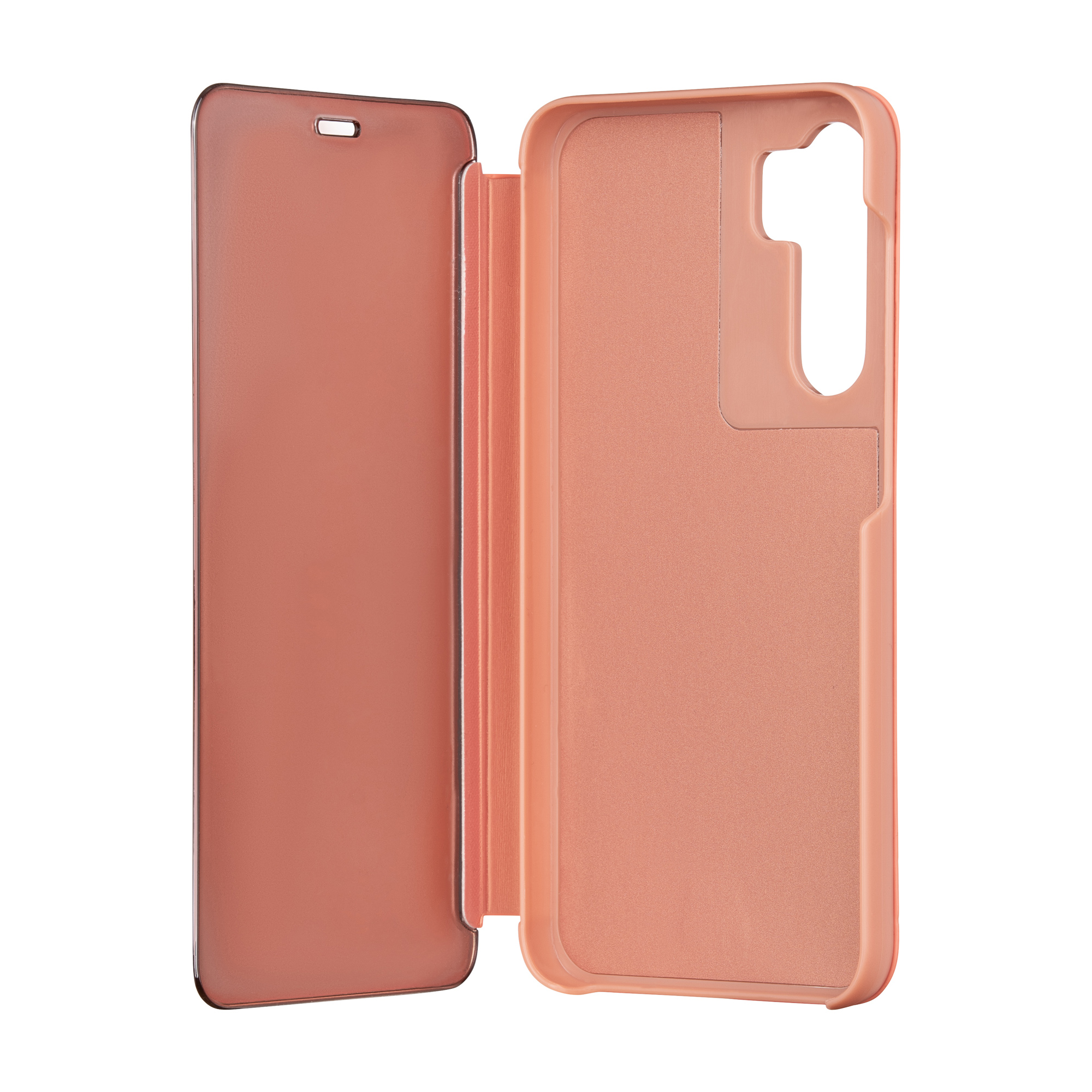 Fold Mirror View Case for Samsung Galaxy A14 4G / A14 5G pink