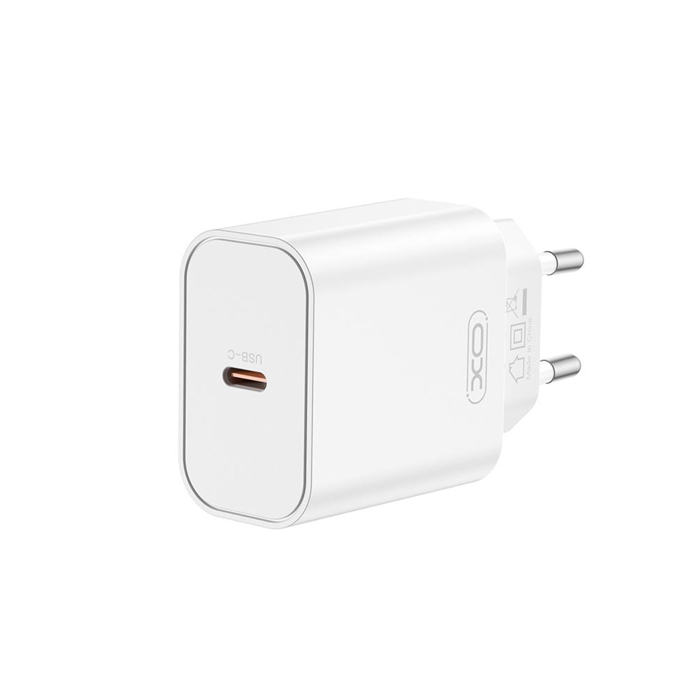 XO seinälaturi CE32 PD 20W 1x USB-C valkoinen