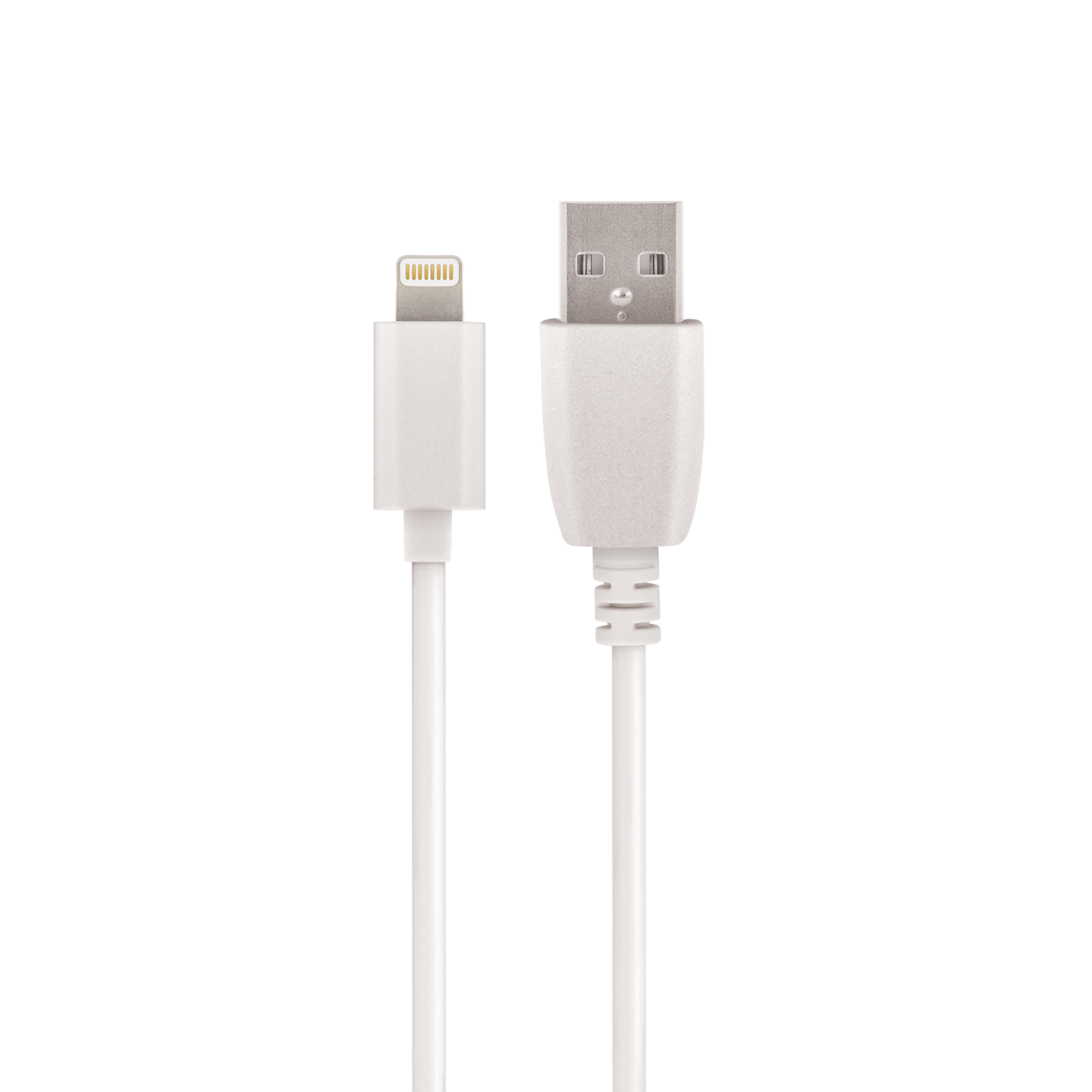 Setty USB-kaapeli 1m 2,4A MFI Lightning valkoinen R