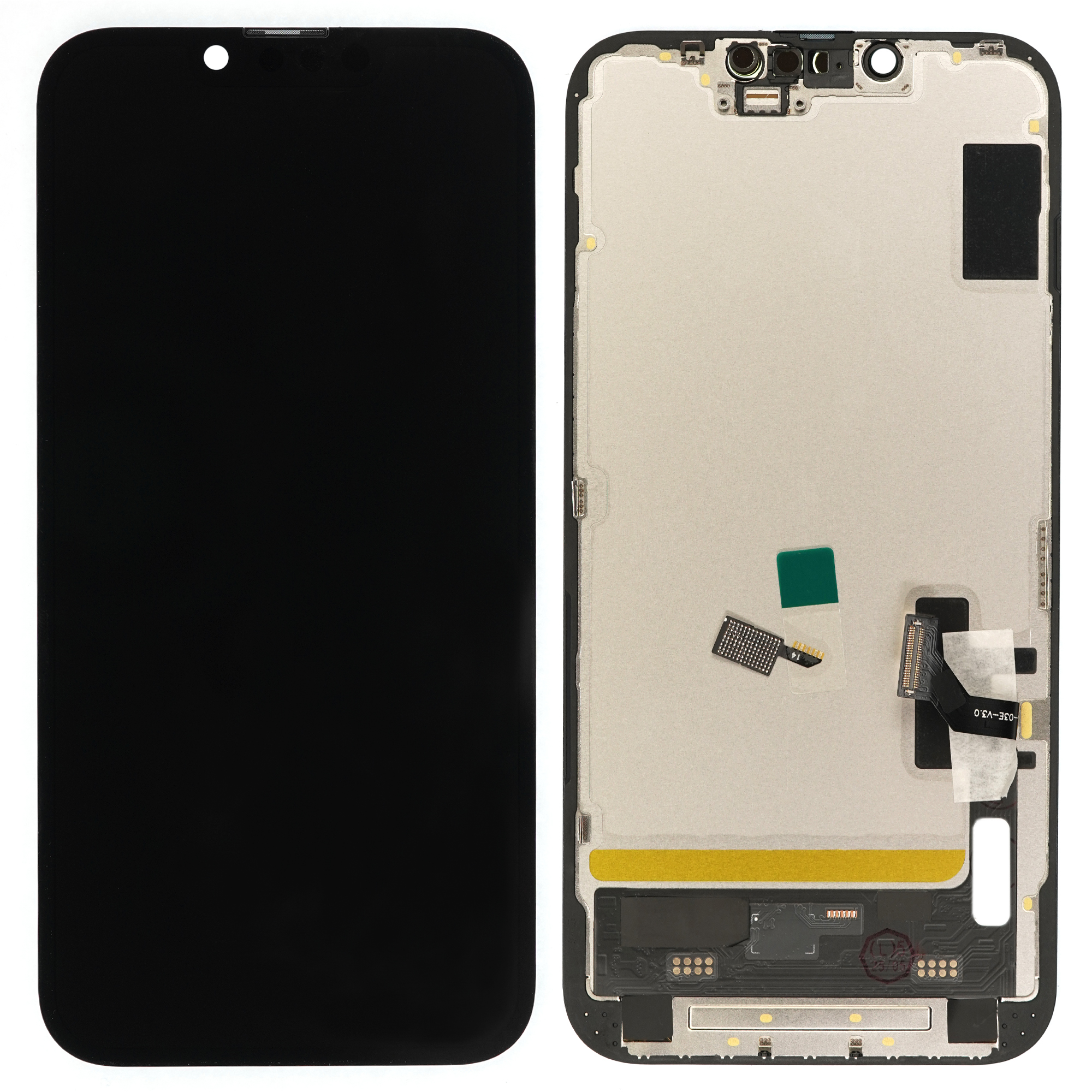 LCD + kosketusnäyttö iPhone 14:lle OLED Soft