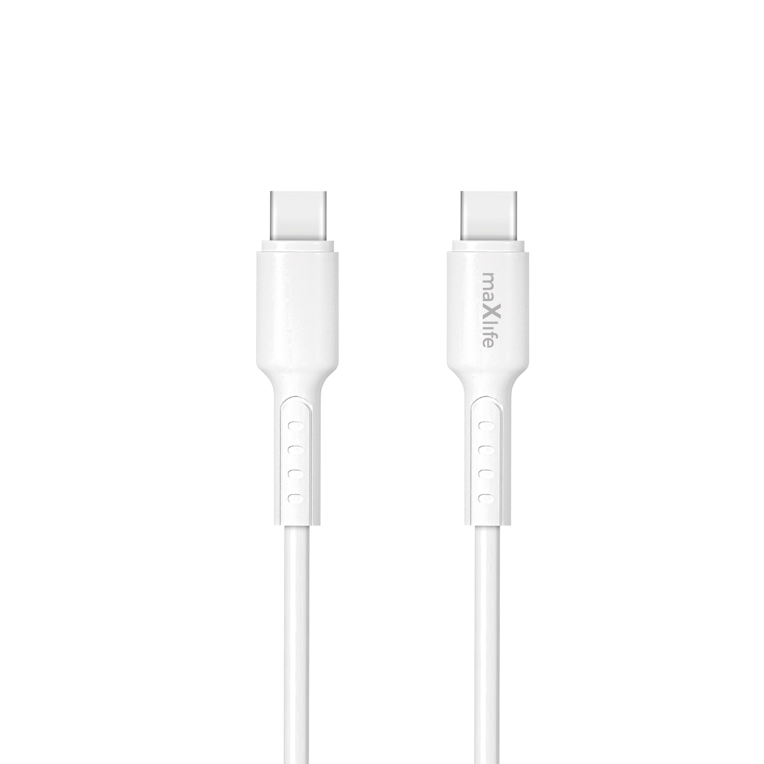 Maxlife MXUC-13 kaapeli USB-C USB-C 1,0 m 60W valkoinen