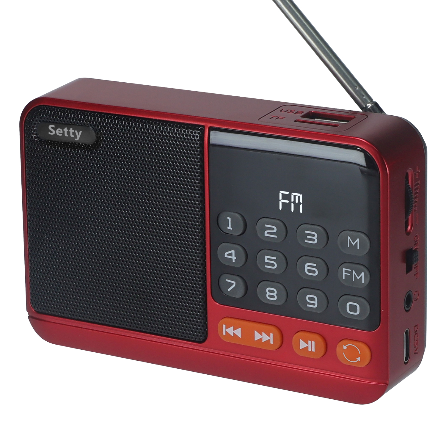 Setty mini FM-radio + Bluetooth-kaiutin SFM-01M