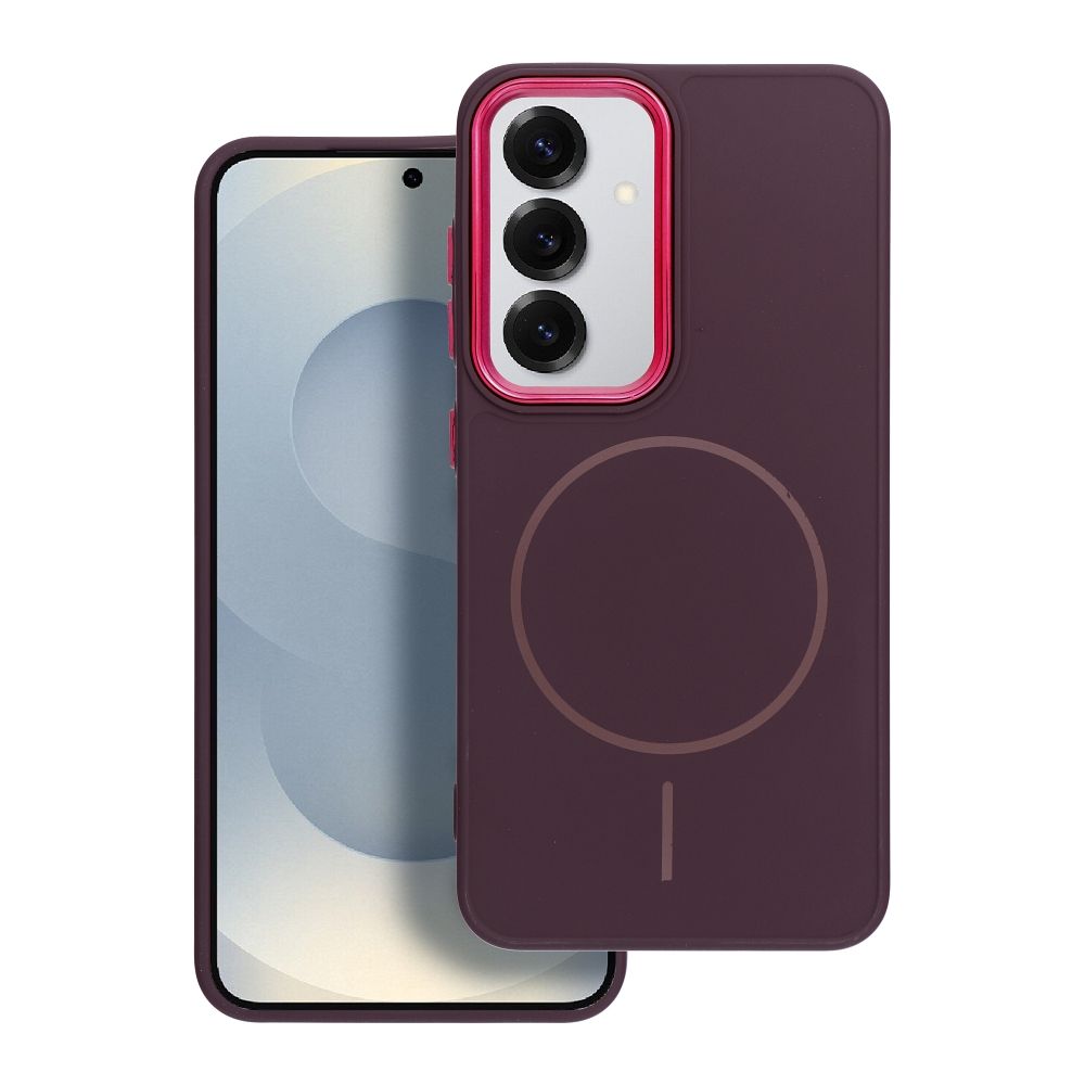 Suojakuori Samsung A37 Frame Mag Cover MagSafe-yhteensopiva violetti