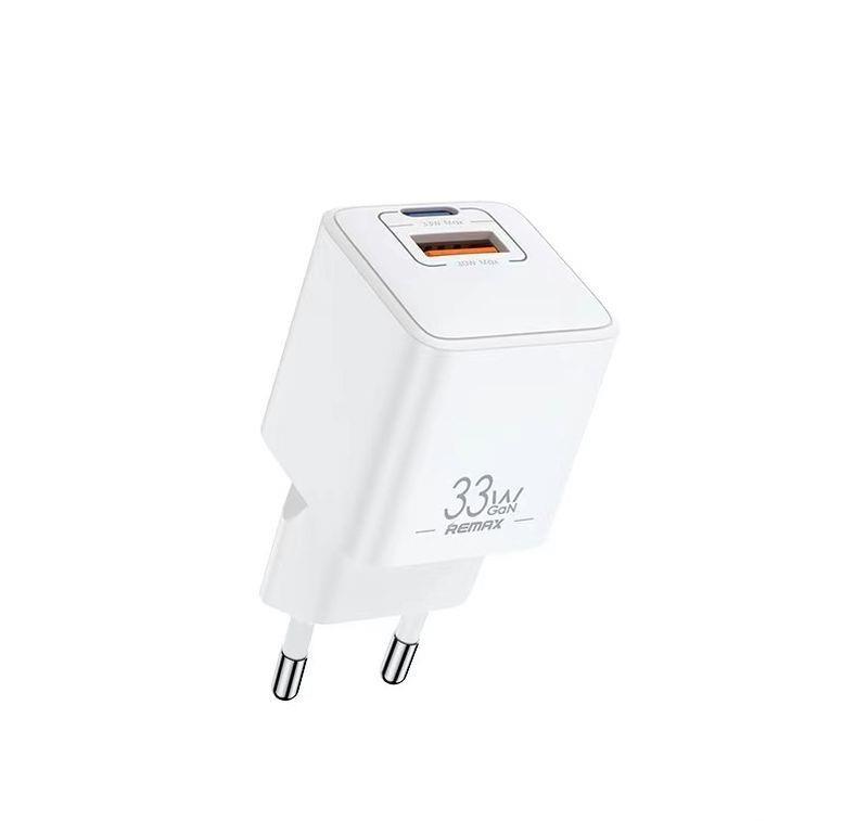 REMAX Seinälaturi BATT SERIES PD QC 33W RP-U26 1xUSB + 1xUSB-C Valkoinen