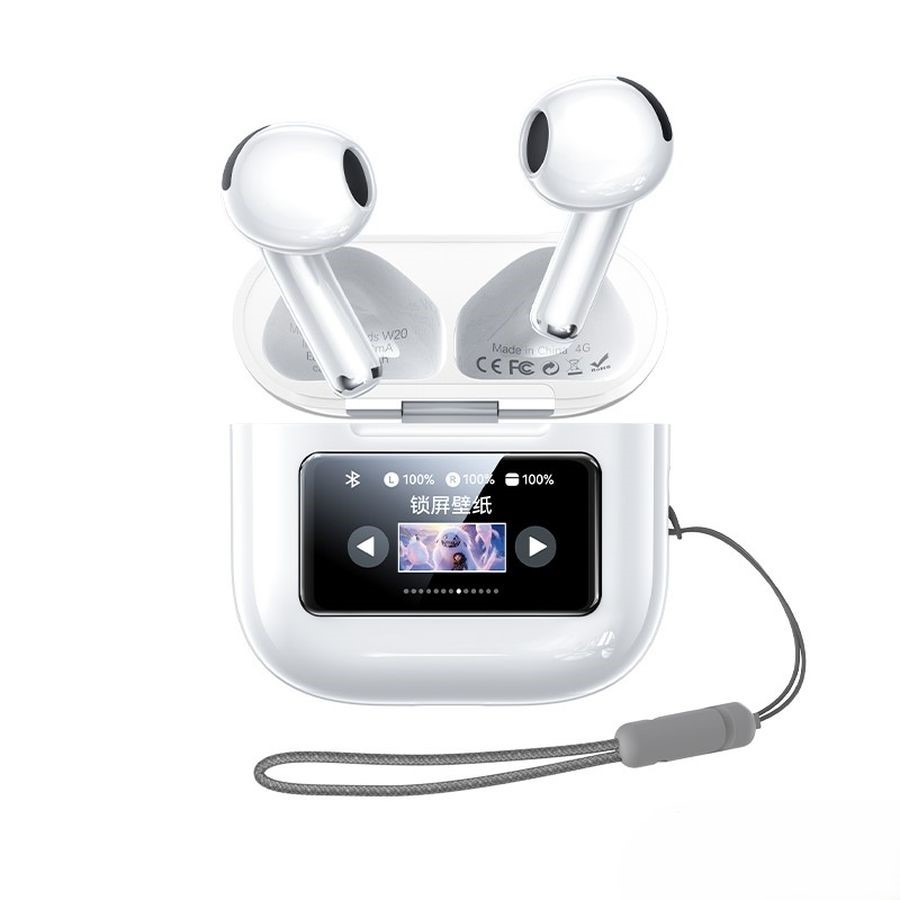 REMAX BLUETOOTH EARPHONES TWS W20 WHITE BT 5.4