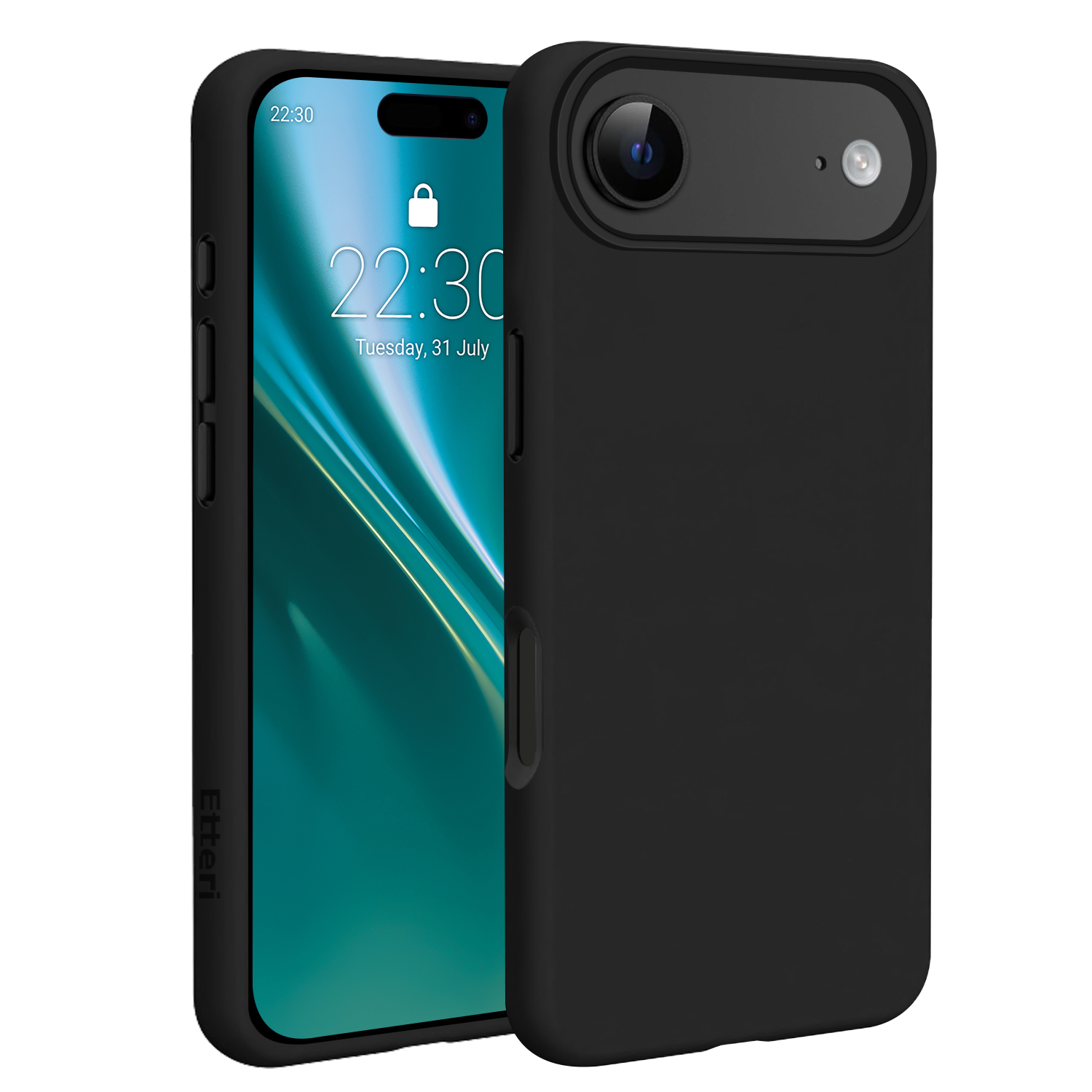 Etteri Silikoninen Mag Suojakuori iPhone 17 Air:lle musta