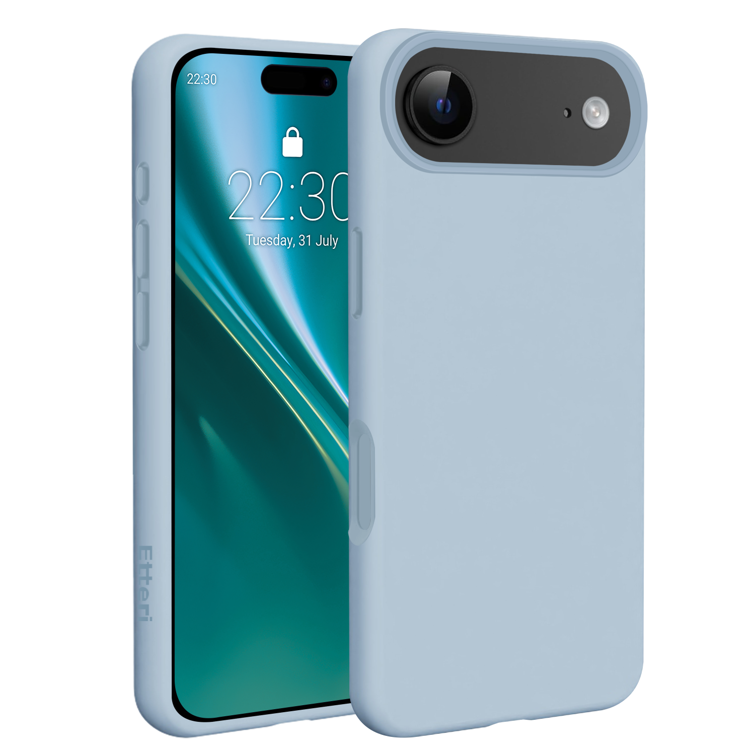 Etteri Silikoninen Mag Suojakuori iPhone 17 Air:lle vaaleansininen