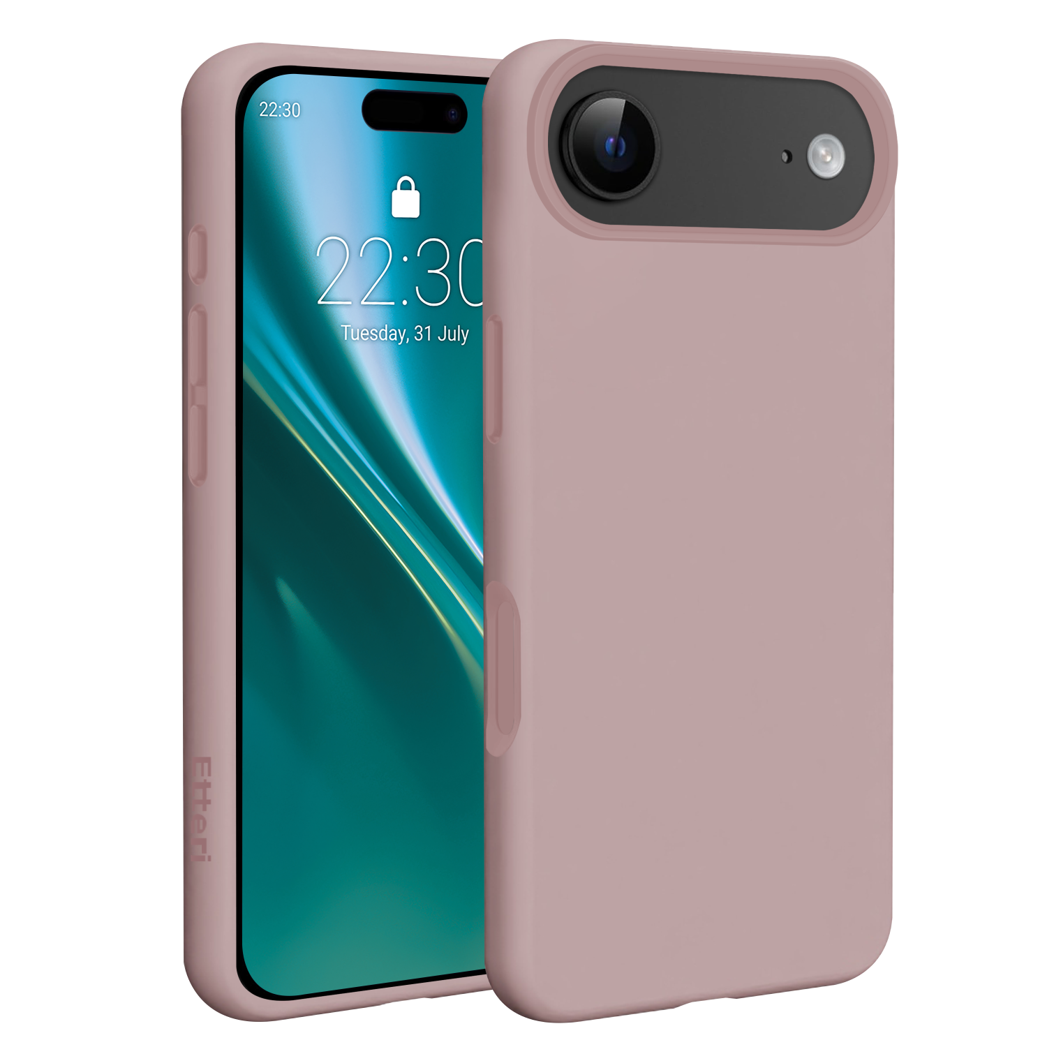 Etteri Silikoninen Mag Suojakuori iPhone 17 Air:lle vaaleanpunainen