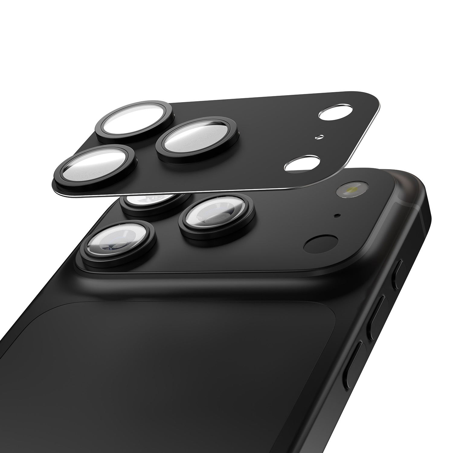 Etteri full camera lens guard for iPhone 17 Pro Max black