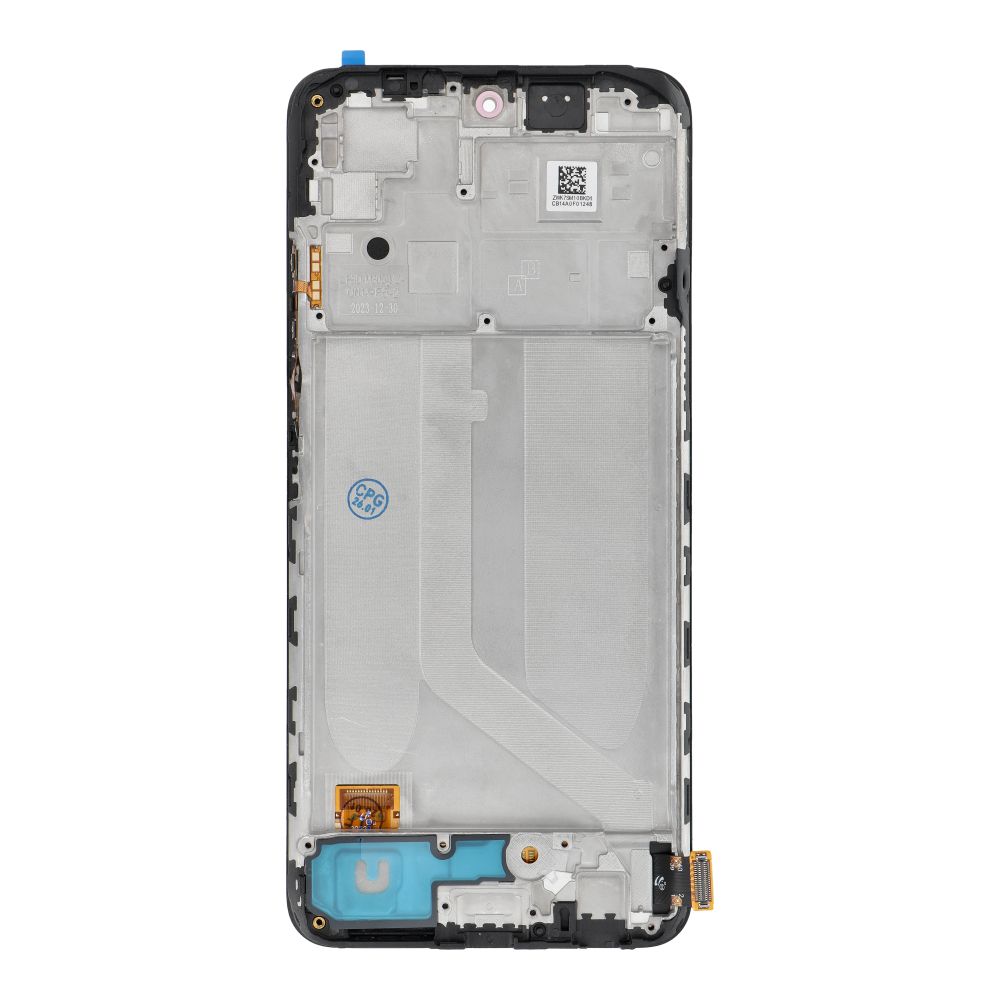 FixCell LCD-näyttö Redmi Note 10 4G Hard OLED:lle kehyksen kanssa