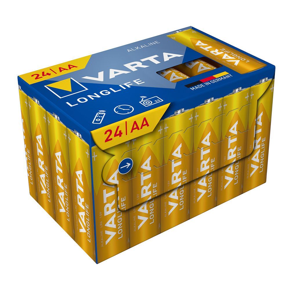 VARTA alkaliparisto R6 (AA) Longlife 24 kpl