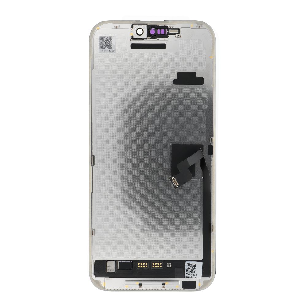 FixCell LCD-näyttö iPhone 16 Pro Max:lle SOFT OLED 120Hz (Diagnosoitavissa: Käytetty)