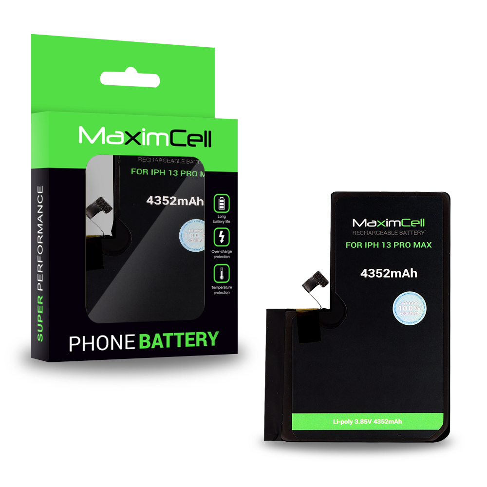Maximcell akku iPhone 13 Pro Max:lle 4352mAh Li-poly