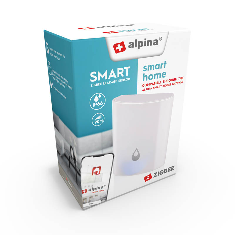 Alpina Zigbee -älykäs vesivuotoanturi