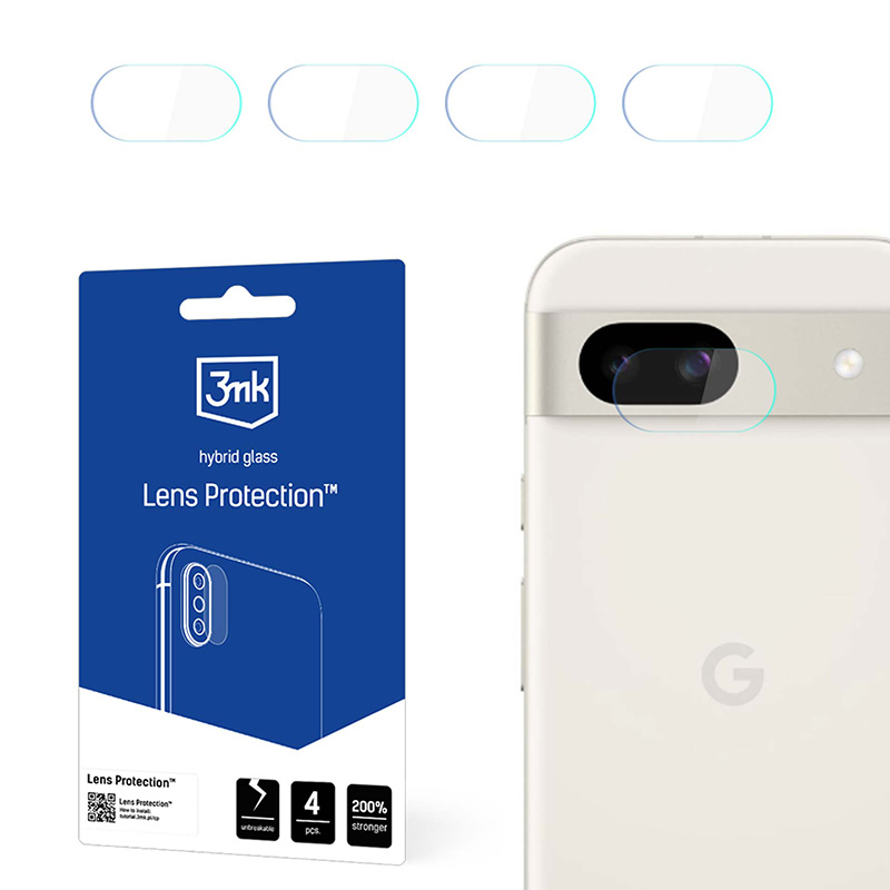 3mk Lens Protection camera-lens protector for Google Pixel 8a, 4 sets