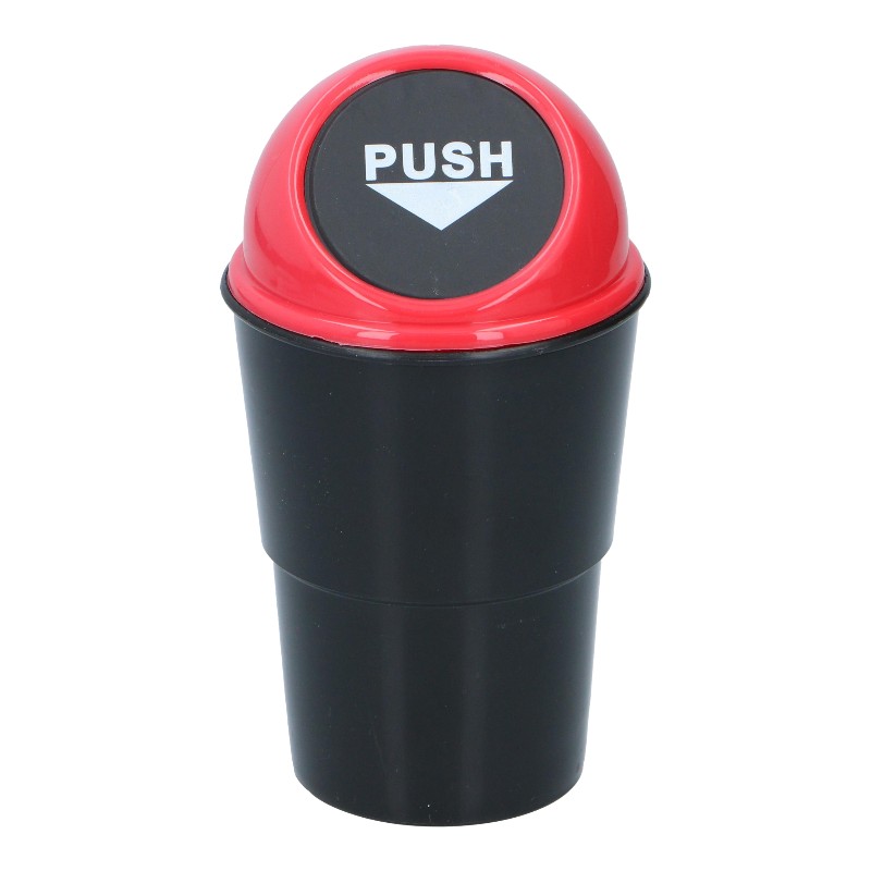 Dunlop auton roskakori, 400 ml, 10x17 cm, punainen ja musta