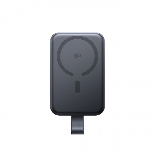 Joyroom JR-PBM11 Powerbank 10000mAh 22.5W Qi2, MagSafe yhteensopiva, jalustalla - musta