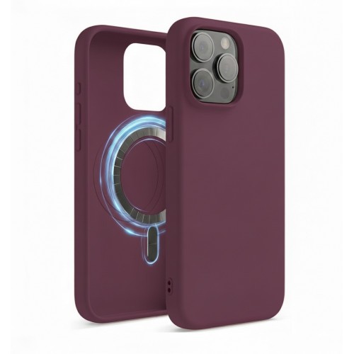 Phone Case "TM MagSafe Silicone" for iPhone 12 (iPhone 12 Pro) / Purple /