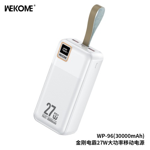 Power Bank WK Design "WP-96" White 30000mAh (27W)