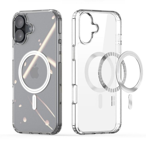 Dux Ducis Clin Mag Suojakuori MagSafella iPhone 16 Pro:lle - läpinäkyvä