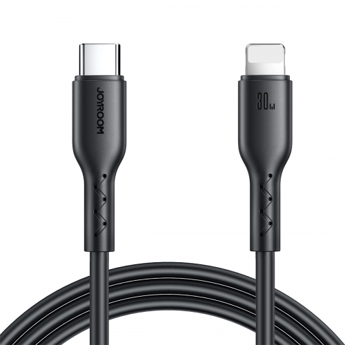 Joyroom Flash-Charge Series SA26-CL3 USB-C / Lightning Kaapeli 30W 1m - musta
