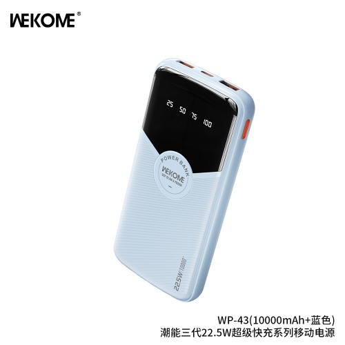 Power Bank WK Design "WP-43" Blue 20000mAh (22.5W)