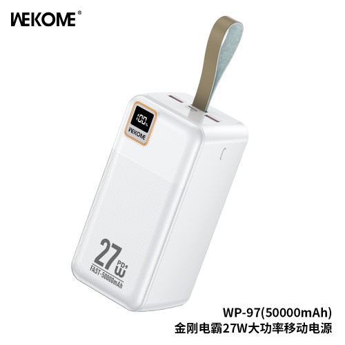 Power Bank WK Design "WP-97" White 50000mAh (27W)