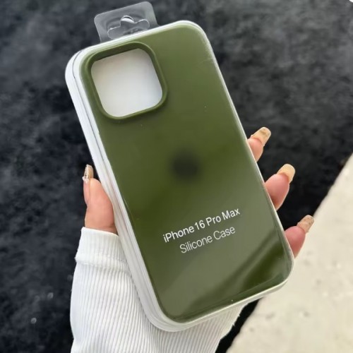 Phone Case "Silicone Plastic Pack" Apple iPhone 12 Pro Green (in package)