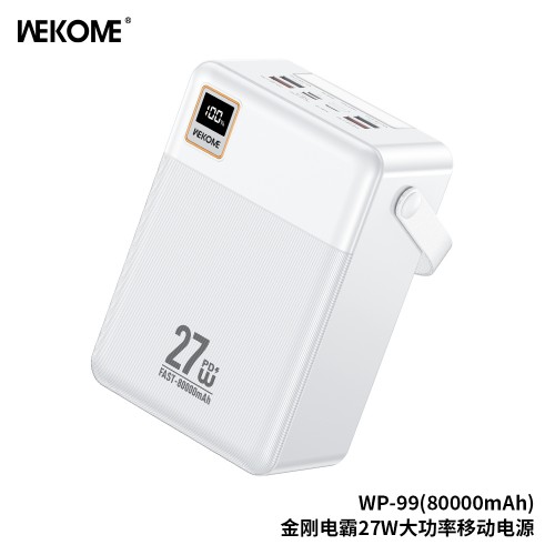 Power Bank WK Design "WP-99" White 80000mAh (27W)