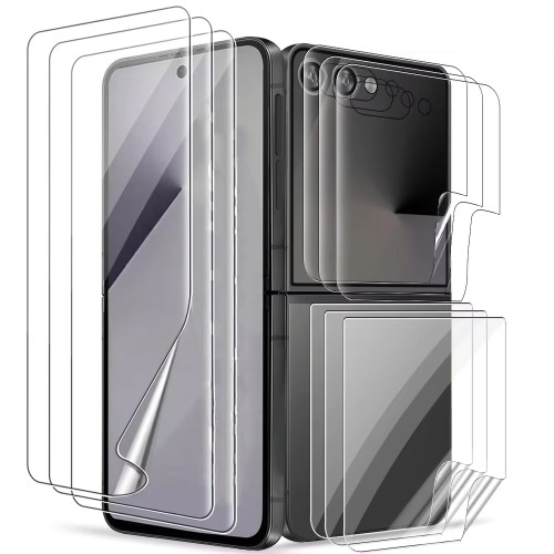 Näytönsuoja Flexible Clear HD setti 2in1 Samsung F731 Z Flip5 (Bulk)