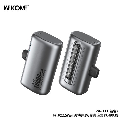 Power Bank WK Design "WP-111" Grey 10000mAh (22.5W)