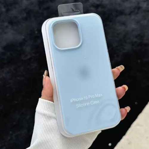Phone Case "Silicone Plastic Pack" Apple iPhone 12 Pro Light Blue (in package)