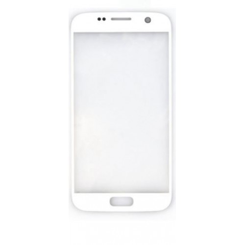 Outer Screen Glass Compatible With Samsung G930 S7 White HQ
