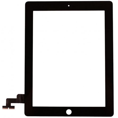Kosketusnäyttö yhteensopiva Apple iPad 2 musta HQ2