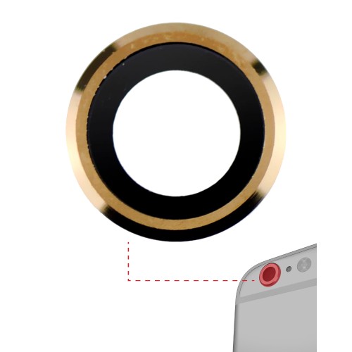 Rear Camera Lens Compatible With Apple iPhone 6 Plus / 6S Plus Rear Camera Lens Gold
