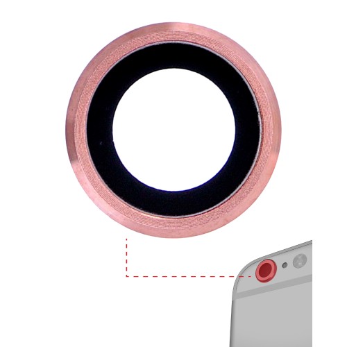 Rear Camera Lens Compatible With Apple iPhone 6 Plus / 6S Plus Rear Camera Lens Rose Gold
