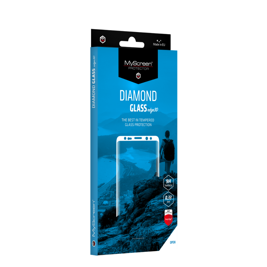 MyScreen Diamond Glass Edge3D musta Samsung Galaxy S23 Ultra