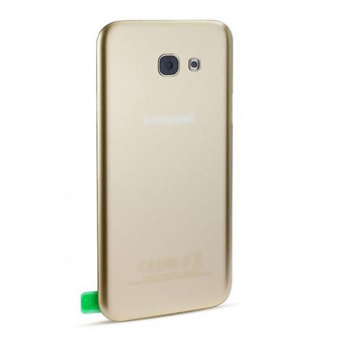 Back Cover Compatible With Samsung A320 A3 2017 Gold (with camera lens) HQ